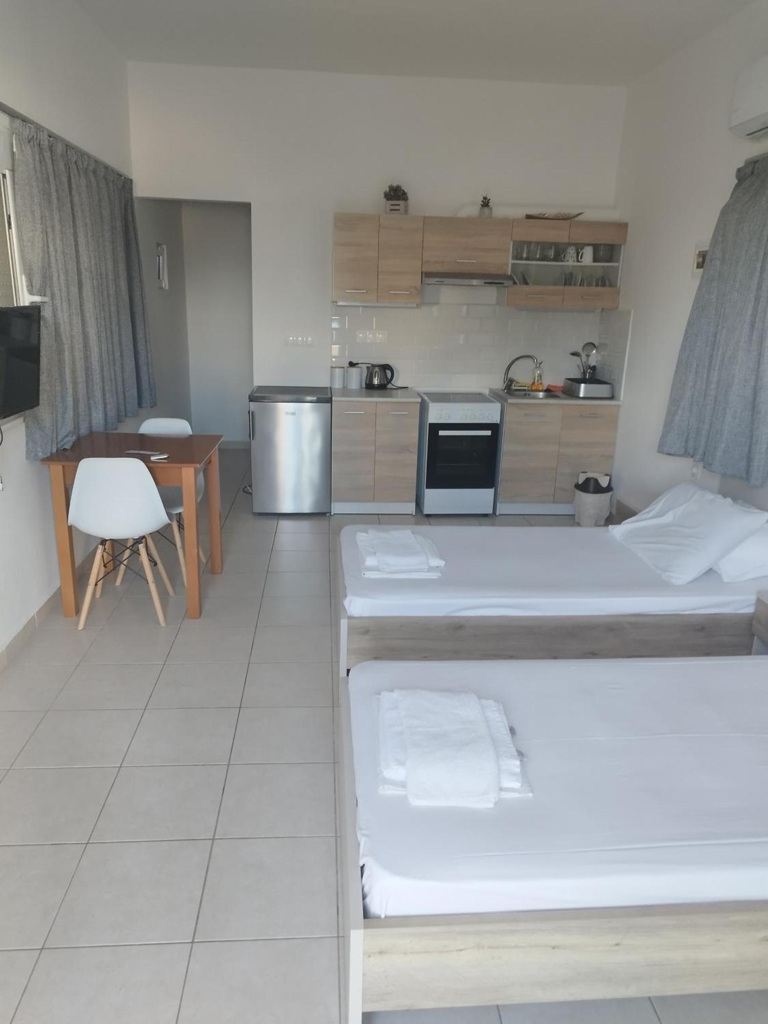 Soula Appartments Makrýgialos Pokoj fotografie